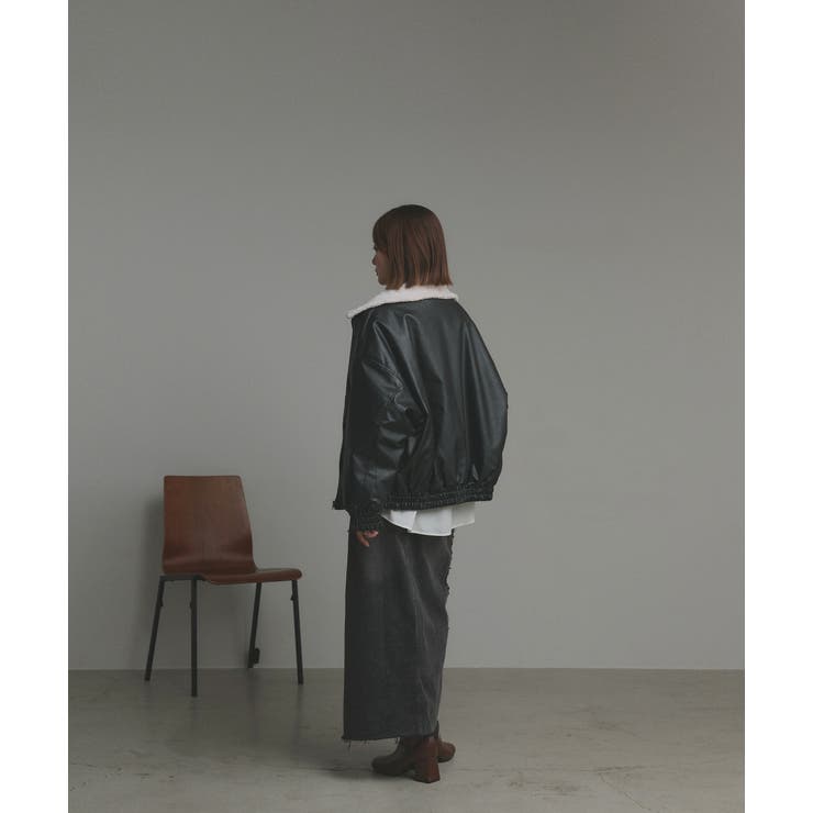 【2025AW新作】ヴィンテージライクボアブルゾン | ad thie | 詳細画像4 