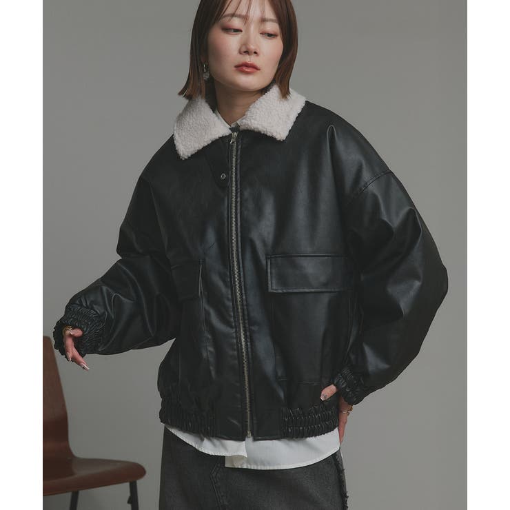 【2025AW新作】ヴィンテージライクボアブルゾン | ad thie | 詳細画像6 