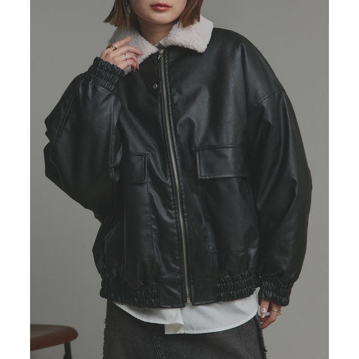 【2025AW新作】ヴィンテージライクボアブルゾン | ad thie | 詳細画像7 