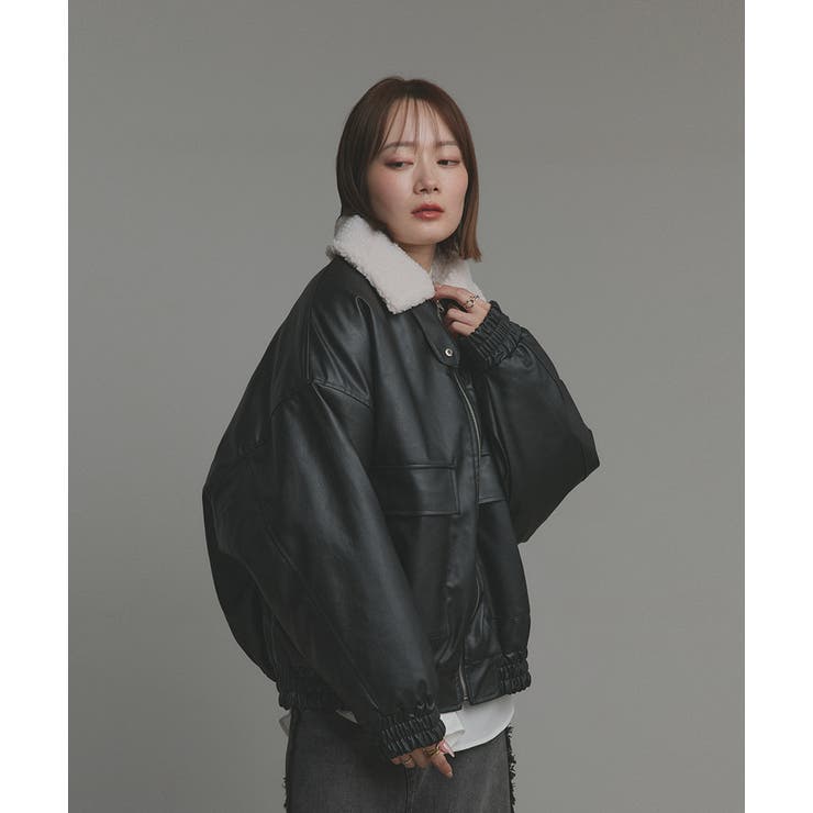 【2025AW新作】ヴィンテージライクボアブルゾン | ad thie | 詳細画像8 