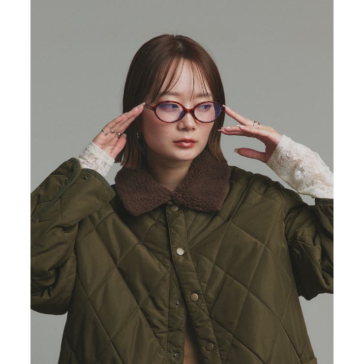 【2025AW新作】バイカラーパデットキルトブルゾン | ad thie | 詳細画像19 