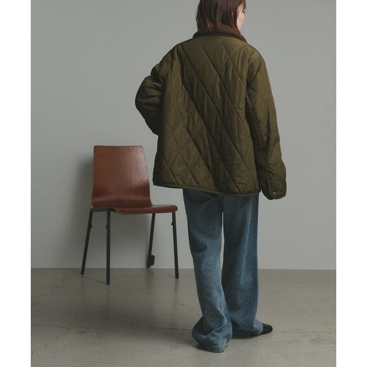 【2025AW新作】バイカラーパデットキルトブルゾン | ad thie | 詳細画像23 