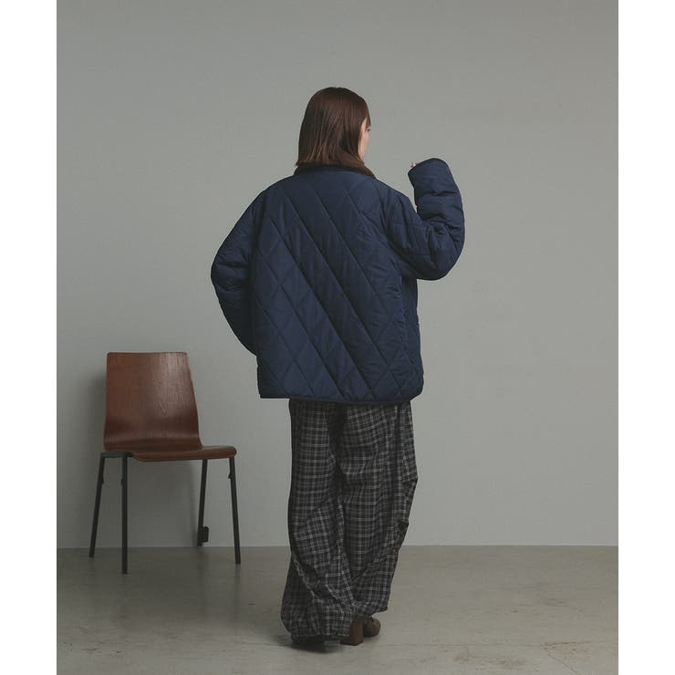 【2025AW新作】バイカラーパデットキルトブルゾン | ad thie | 詳細画像29 