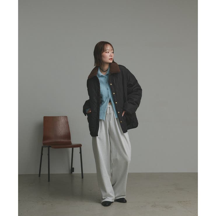 【2025AW新作】バイカラーパデットキルトブルゾン | ad thie | 詳細画像3 