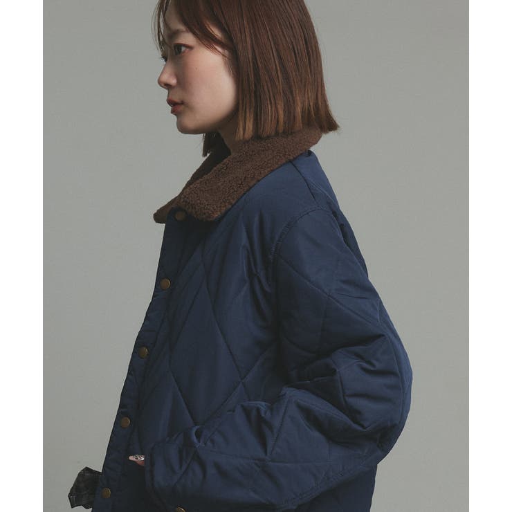 【2025AW新作】バイカラーパデットキルトブルゾン | ad thie | 詳細画像34 