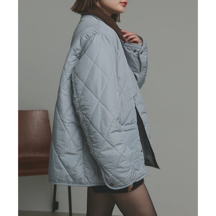 【2025AW新作】バイカラーパデットキルトブルゾン | ad thie | 詳細画像50 