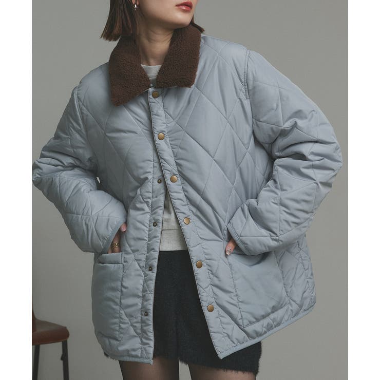 【2025AW新作】バイカラーパデットキルトブルゾン | ad thie | 詳細画像54 