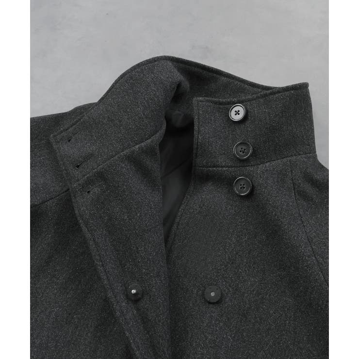 スタンドカラーミドルコート | ad thie | 詳細画像23 