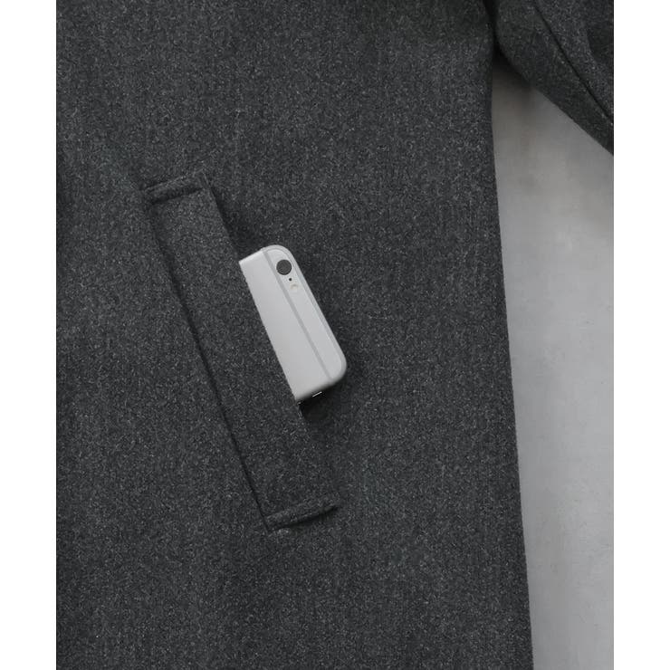 スタンドカラーミドルコート | ad thie | 詳細画像24 