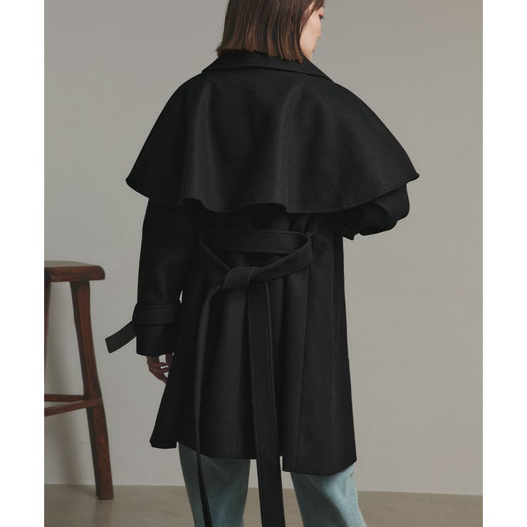 ステンカラーケープコート | ad thie | 詳細画像14 