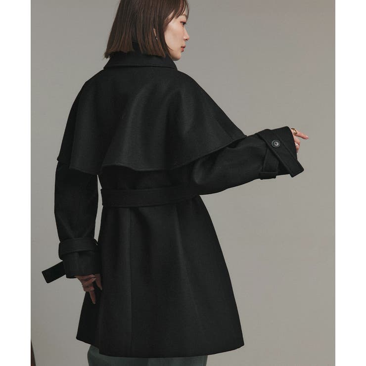 ステンカラーケープコート | ad thie | 詳細画像17 
