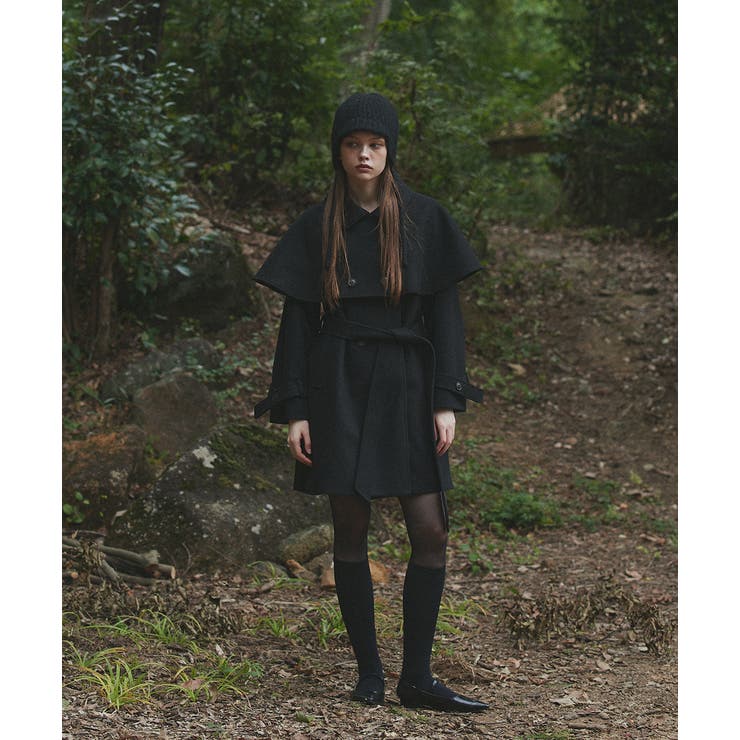 ステンカラーケープコート | ad thie | 詳細画像2 