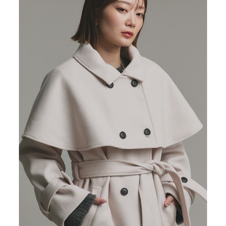 ステンカラーケープコート | ad thie | 詳細画像26 