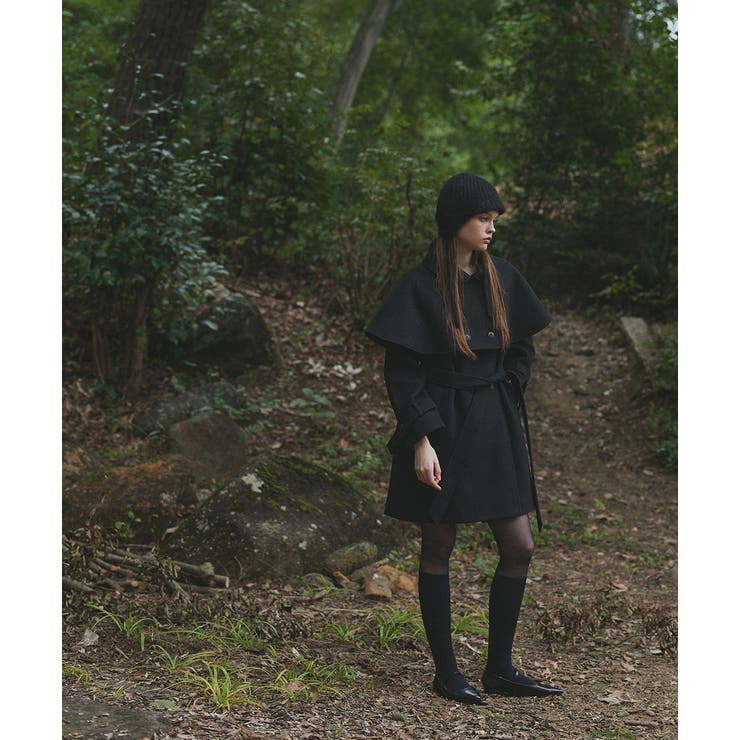 ステンカラーケープコート | ad thie | 詳細画像3 