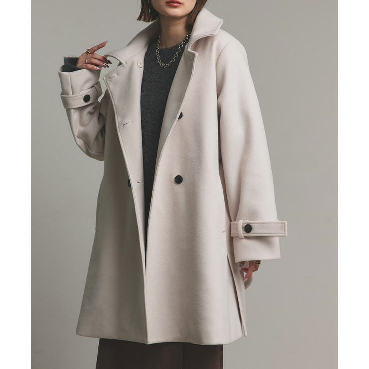 ステンカラーケープコート | ad thie | 詳細画像34 