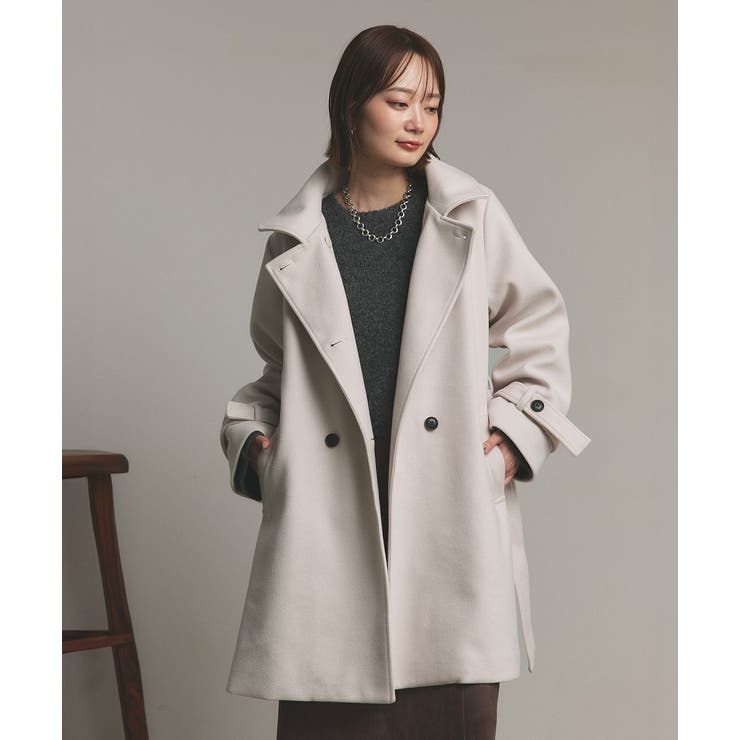 ステンカラーケープコート | ad thie | 詳細画像35 