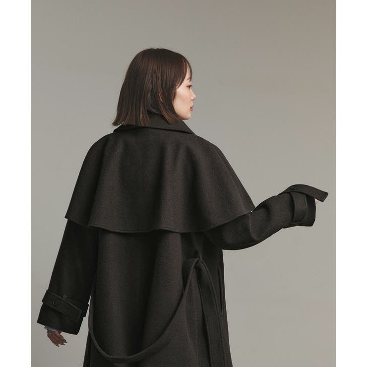 ステンカラーケープコート | ad thie | 詳細画像44 