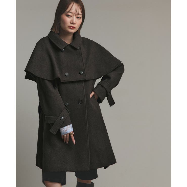 ステンカラーケープコート | ad thie | 詳細画像46 