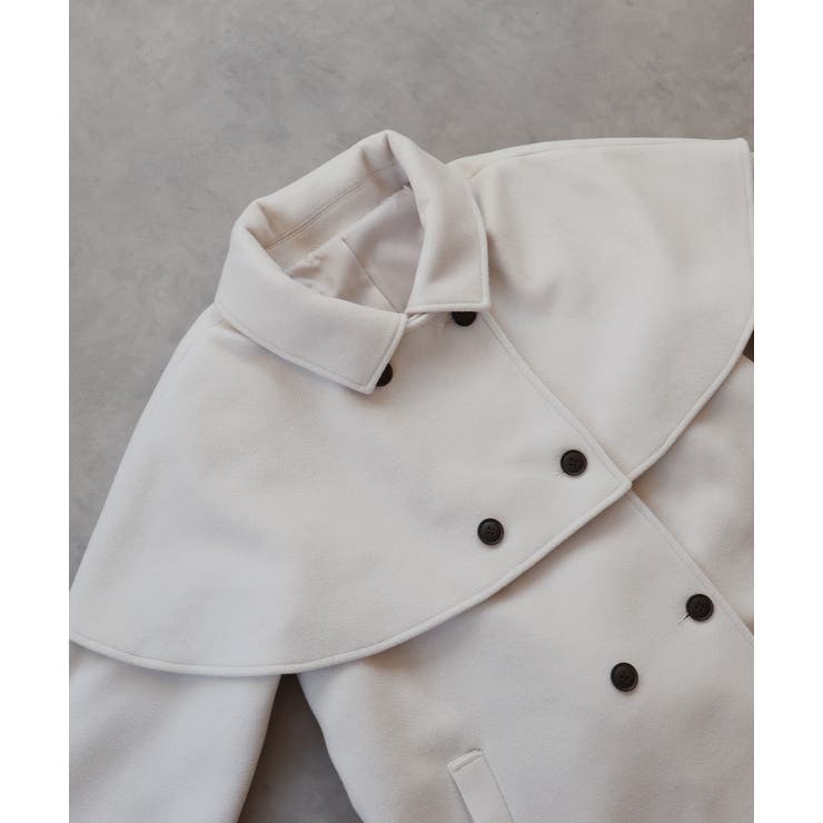 ステンカラーケープコート | ad thie | 詳細画像49 