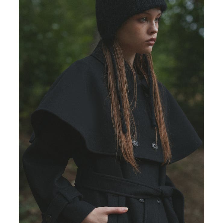 ステンカラーケープコート | ad thie | 詳細画像5 