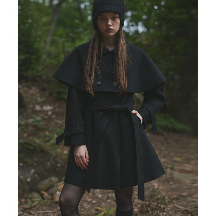 ステンカラーケープコート | ad thie | 詳細画像6 