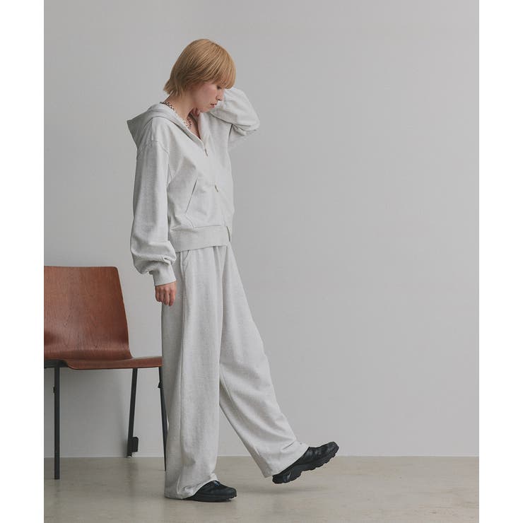 ダブルジップスウェットパーカー | ad thie | 詳細画像11 