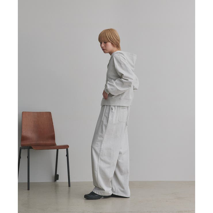 ダブルジップスウェットパーカー | ad thie | 詳細画像12 