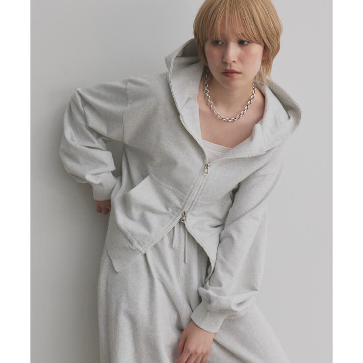 ダブルジップスウェットパーカー | ad thie | 詳細画像19 