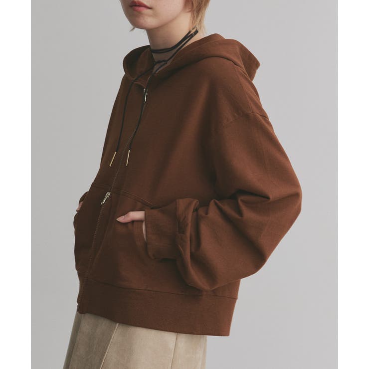 ダブルジップスウェットパーカー | ad thie | 詳細画像30 