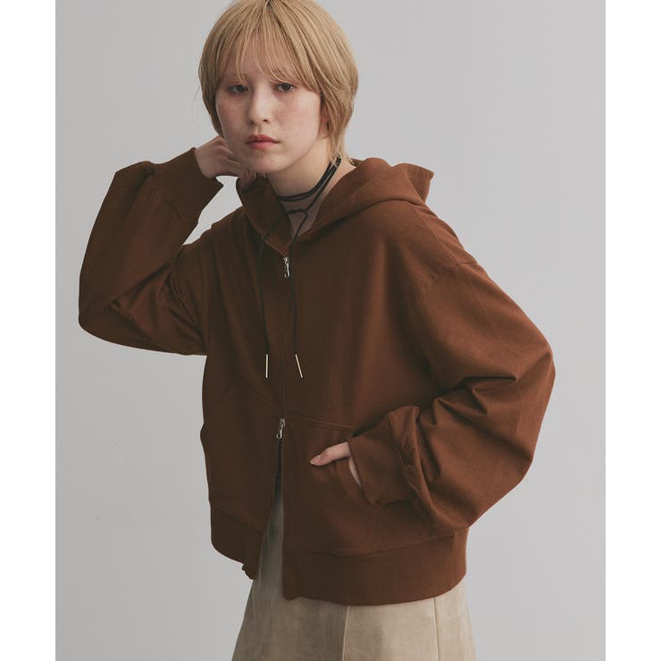 ダブルジップスウェットパーカー | ad thie | 詳細画像31 