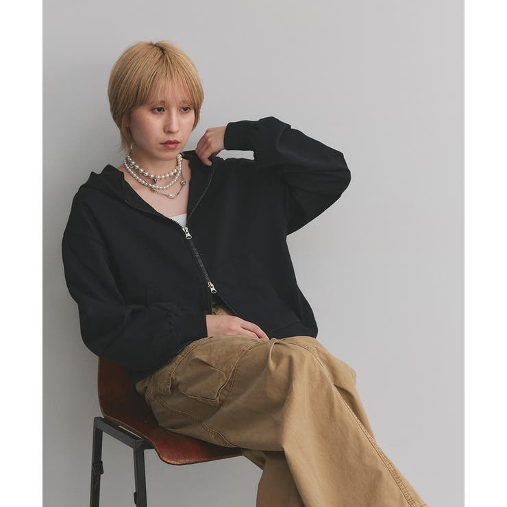 ダブルジップスウェットパーカー | ad thie | 詳細画像42 