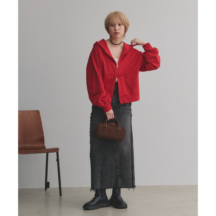 ダブルジップスウェットパーカー | ad thie | 詳細画像43 