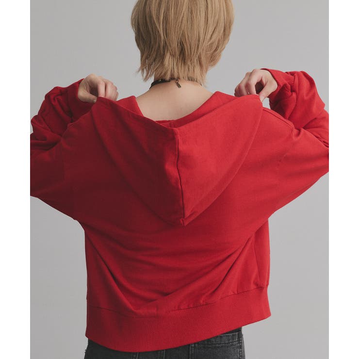 ダブルジップスウェットパーカー | ad thie | 詳細画像48 