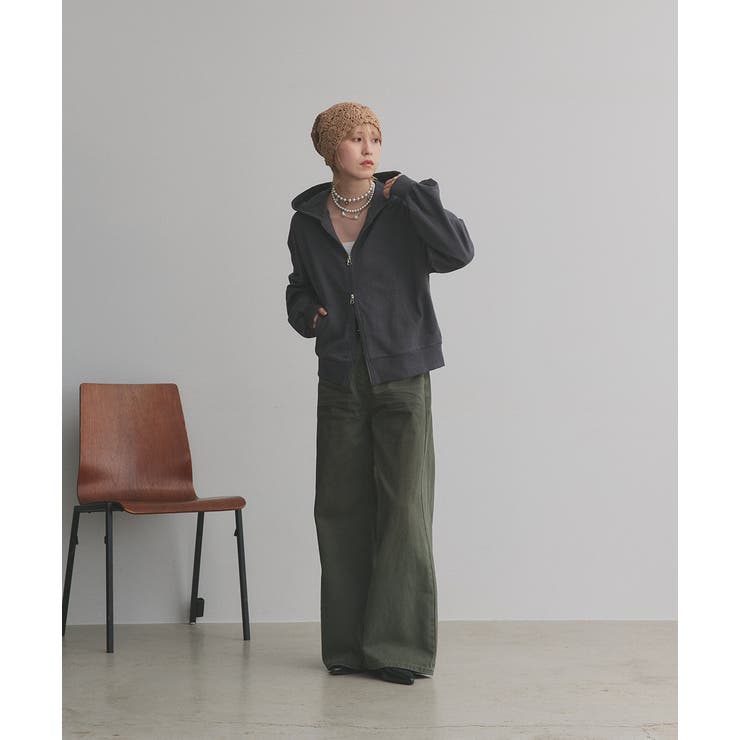 ダブルジップスウェットパーカー | ad thie | 詳細画像52 