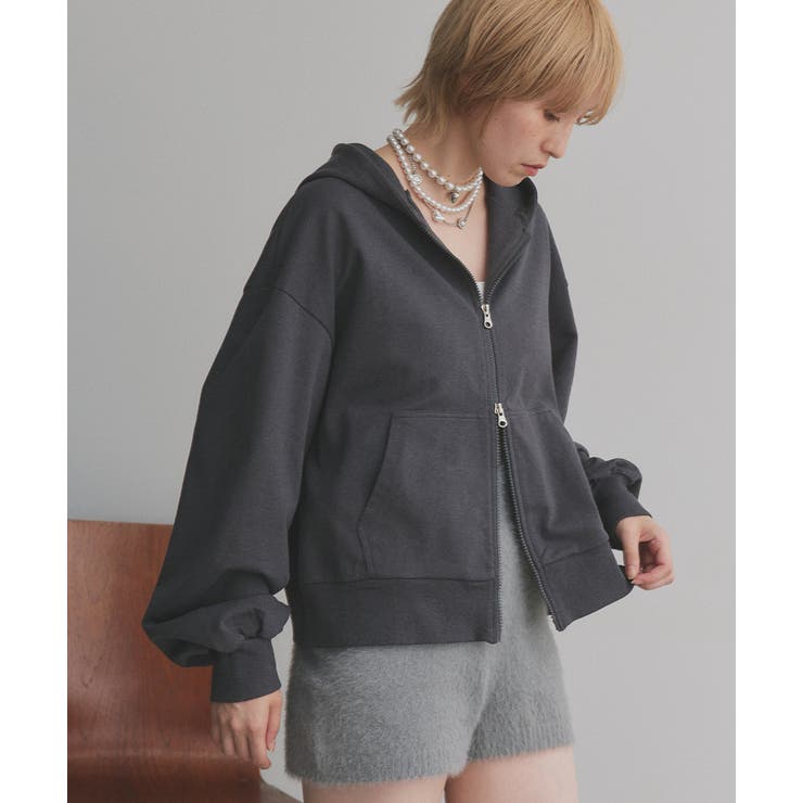 ダブルジップスウェットパーカー | ad thie | 詳細画像61 