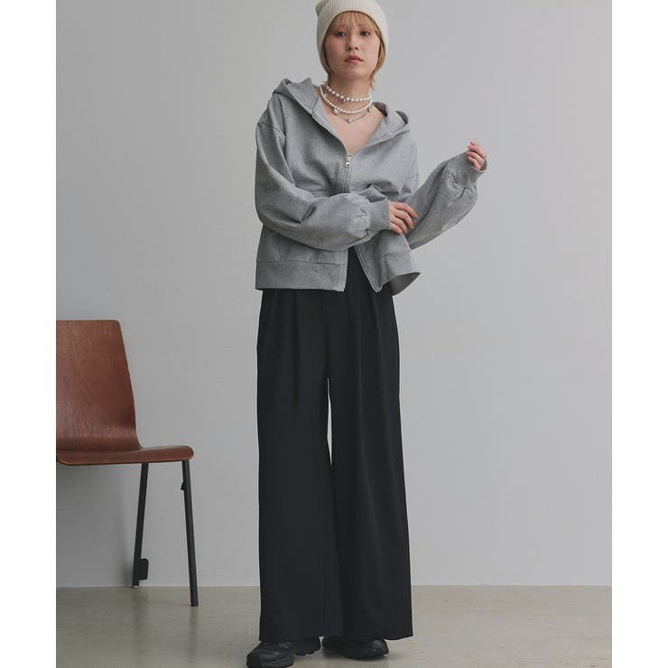 ダブルジップスウェットパーカー | ad thie | 詳細画像63 