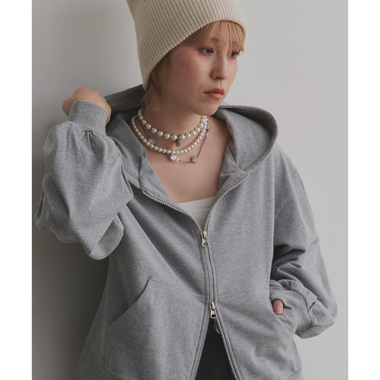 ダブルジップスウェットパーカー | ad thie | 詳細画像66 