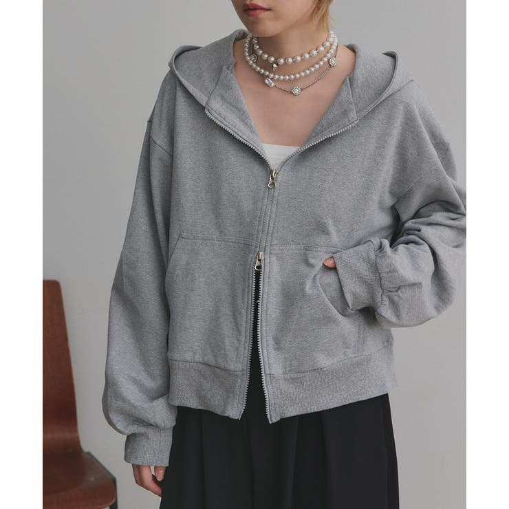 ダブルジップスウェットパーカー | ad thie | 詳細画像67 