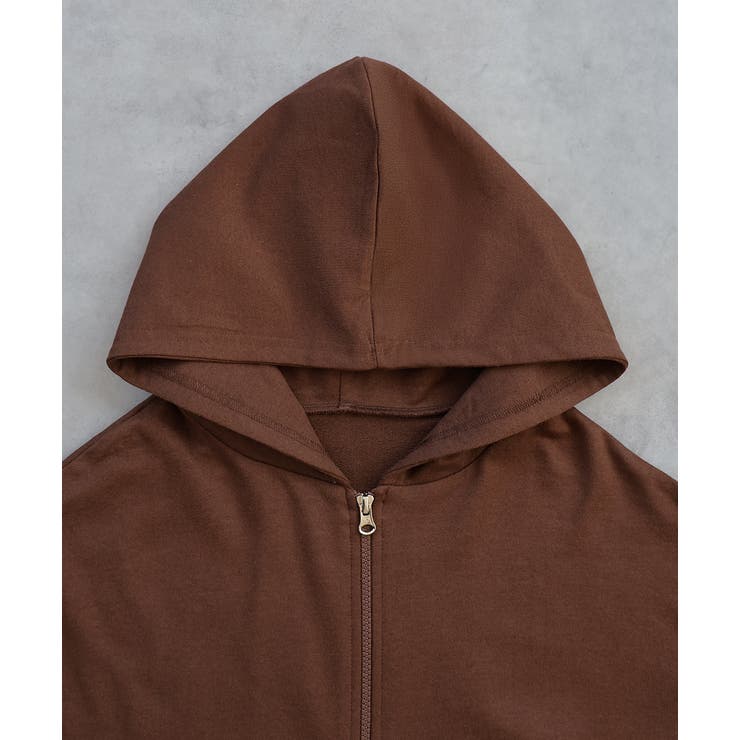 ダブルジップスウェットパーカー | ad thie | 詳細画像70 