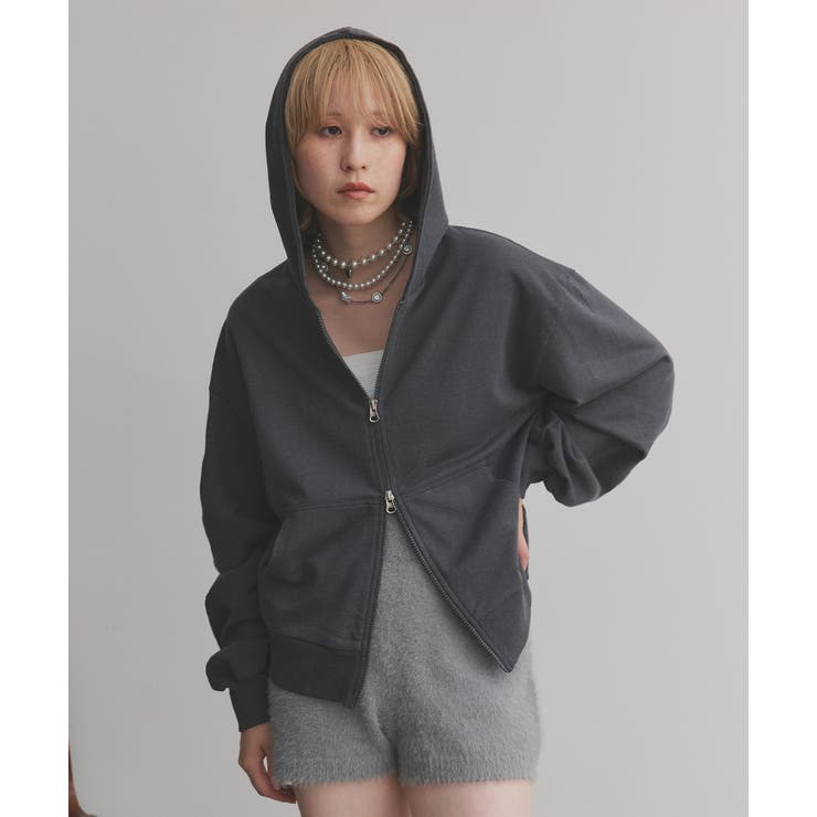 虹彩　アンドゥムルメステール　ダブルジッパー　スウェットジャンパー 30%OFF】Munich ミューニック シアー メッシュ ダブルラッセル ジップ