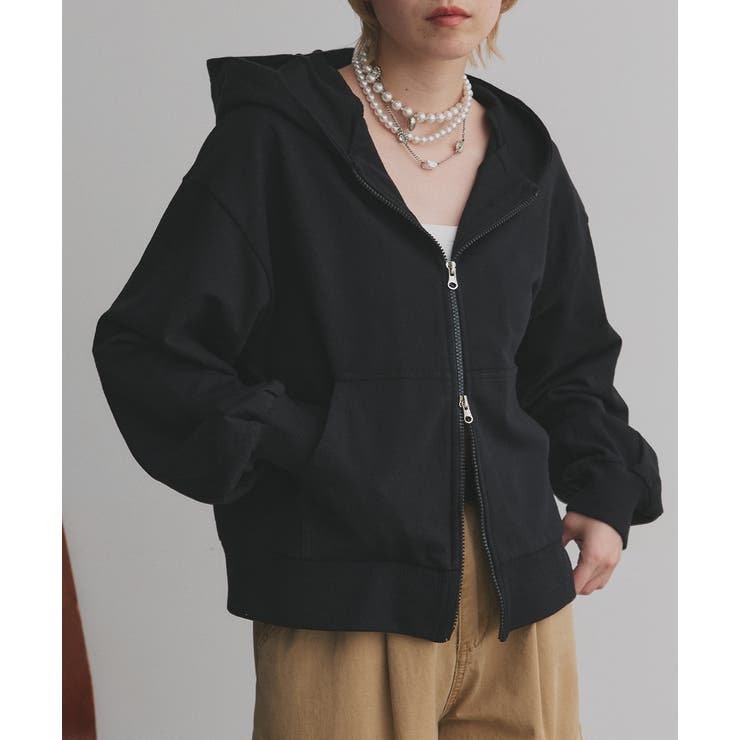 2025AW新作】ダブルジップスウェットパーカー[品番：ADEW0004943]｜ad