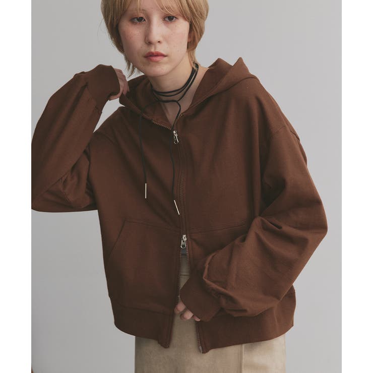 ナイキ ドロップ 丈 パーカー ブラウン スウェット フーディー ダブルジップ ナイキ ドロップ 丈 パーカー ブラウン スウェット フーディー ダブル