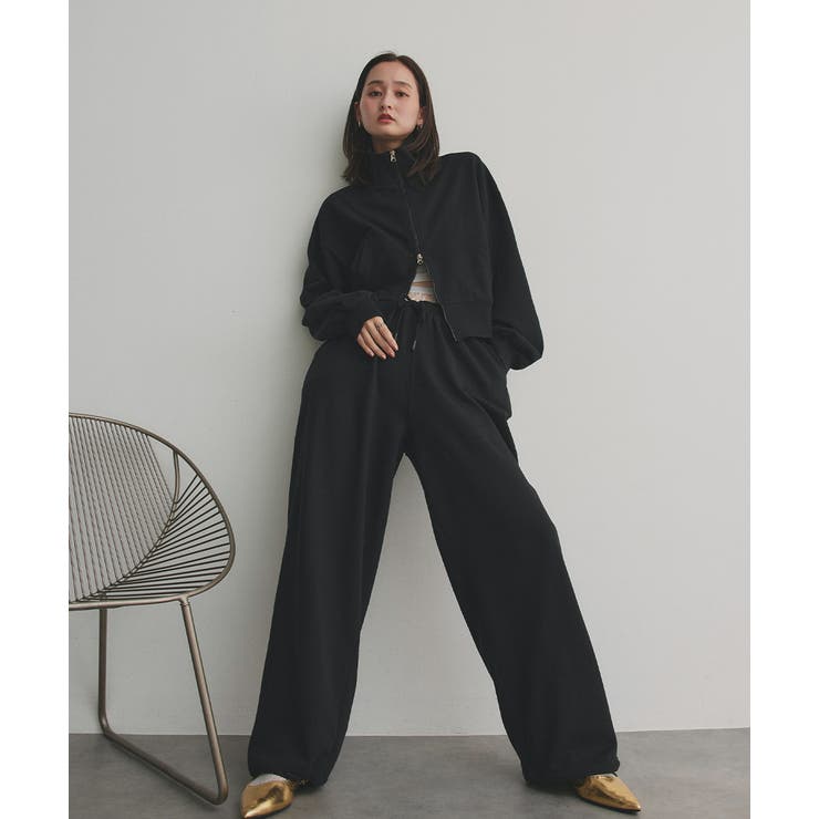 【2025AW新作】スタンドカラーダブルジップスウェットブルゾン | ad thie | 詳細画像16 