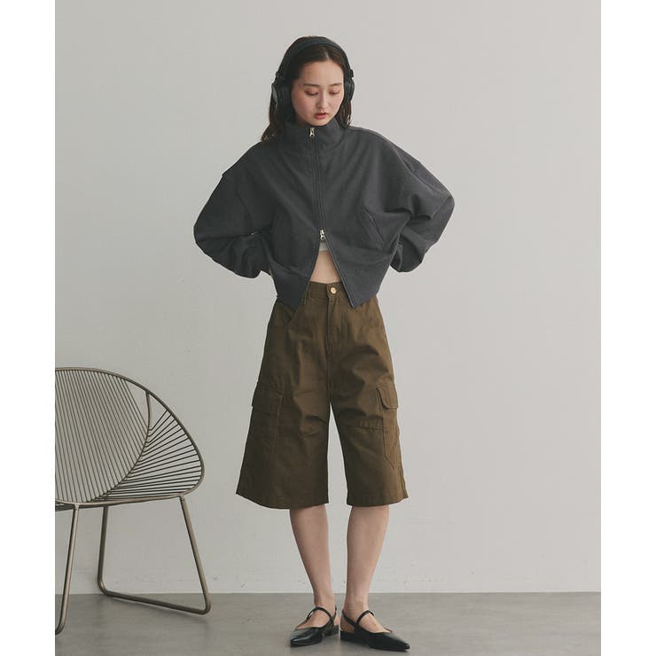 【2025AW新作】スタンドカラーダブルジップスウェットブルゾン | ad thie | 詳細画像33 