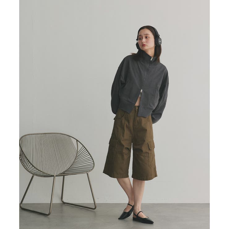 【2025AW新作】スタンドカラーダブルジップスウェットブルゾン | ad thie | 詳細画像36 