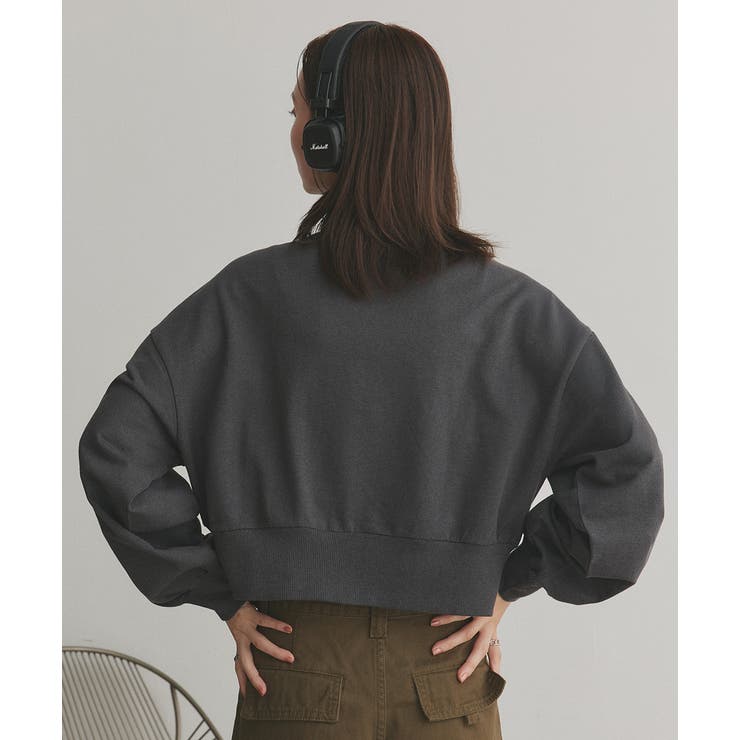 【2025AW新作】スタンドカラーダブルジップスウェットブルゾン | ad thie | 詳細画像38 