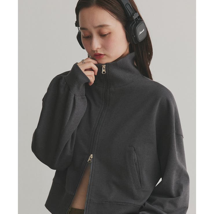 【2025AW新作】スタンドカラーダブルジップスウェットブルゾン | ad thie | 詳細画像40 