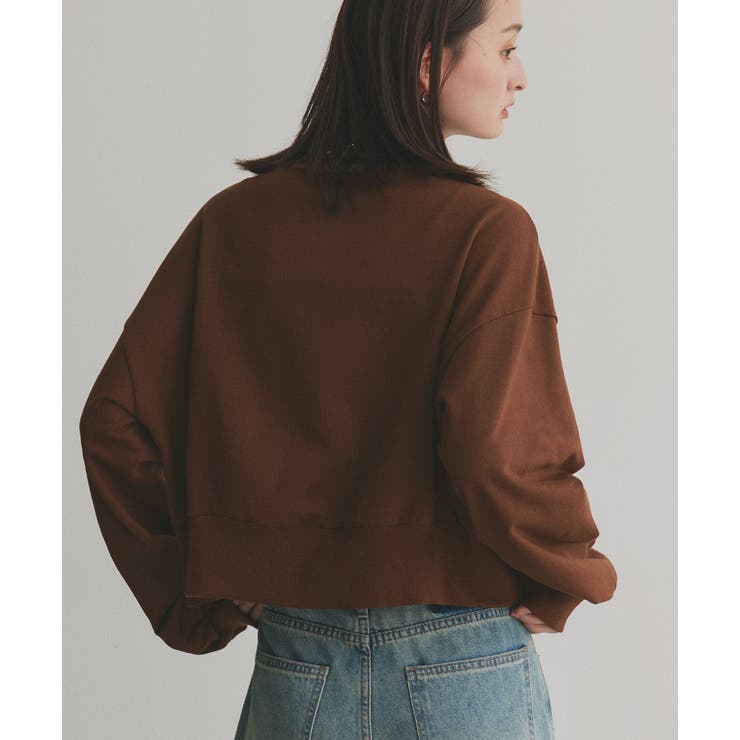 【2025AW新作】スタンドカラーダブルジップスウェットブルゾン | ad thie | 詳細画像48 