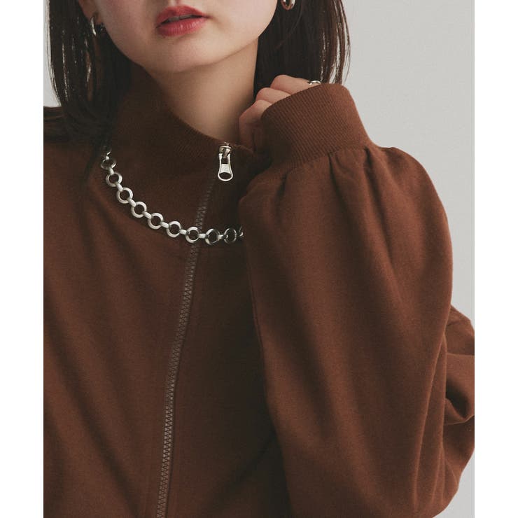 【2025AW新作】スタンドカラーダブルジップスウェットブルゾン | ad thie | 詳細画像49 