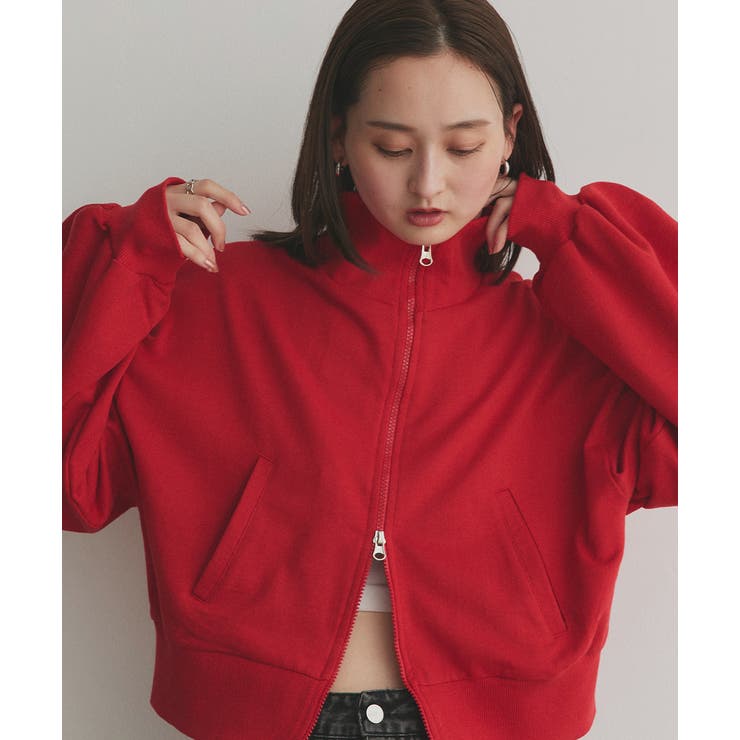 【2025AW新作】スタンドカラーダブルジップスウェットブルゾン | ad thie | 詳細画像55 